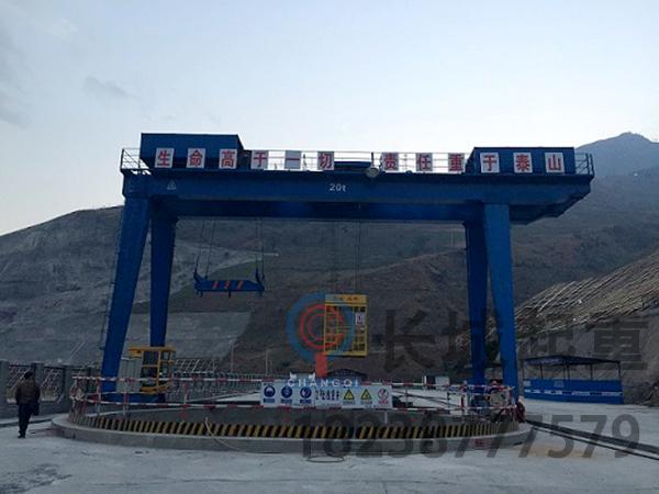 豎井龍門吊能工作對場地和照明環境的要求